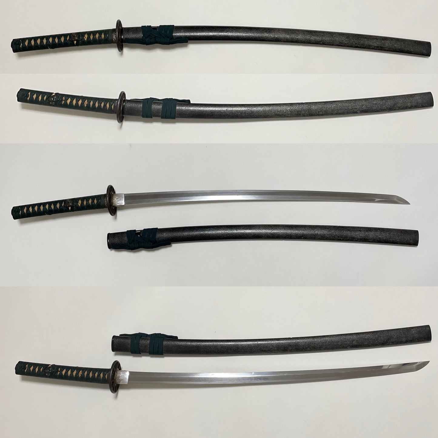 Kaneharu 兼春 signed Katana, Centipede Fuchi, Hotei Menuki, Edo period