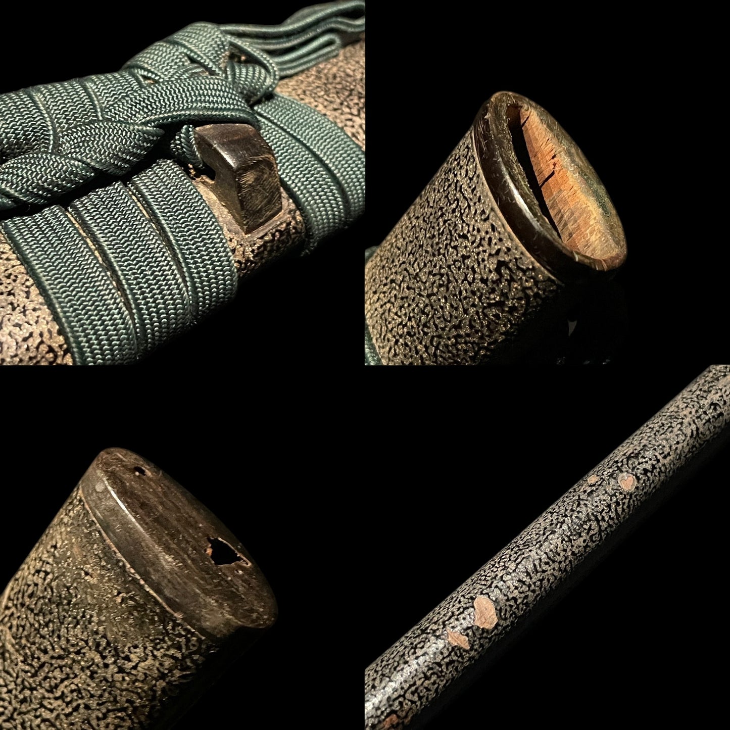 Kaneharu 兼春 signed Katana, Centipede Fuchi, Hotei Menuki, Edo period