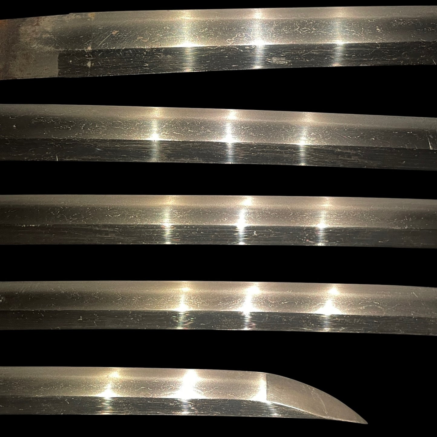 Homarekizu 誉傷 Wakizashi, Kikko pattern 亀甲文様 Habaki, Edo period mumei