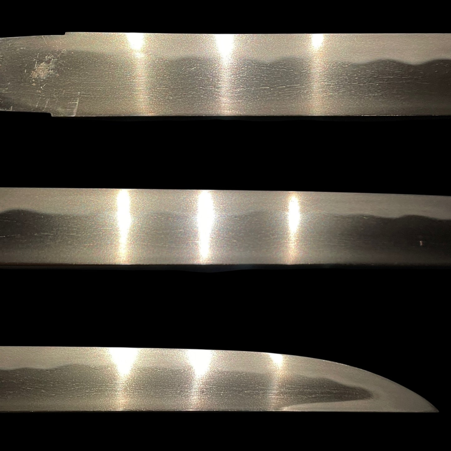 Polished TANTO in Shirasaya, Gunome-Hamon, Edo period mumei