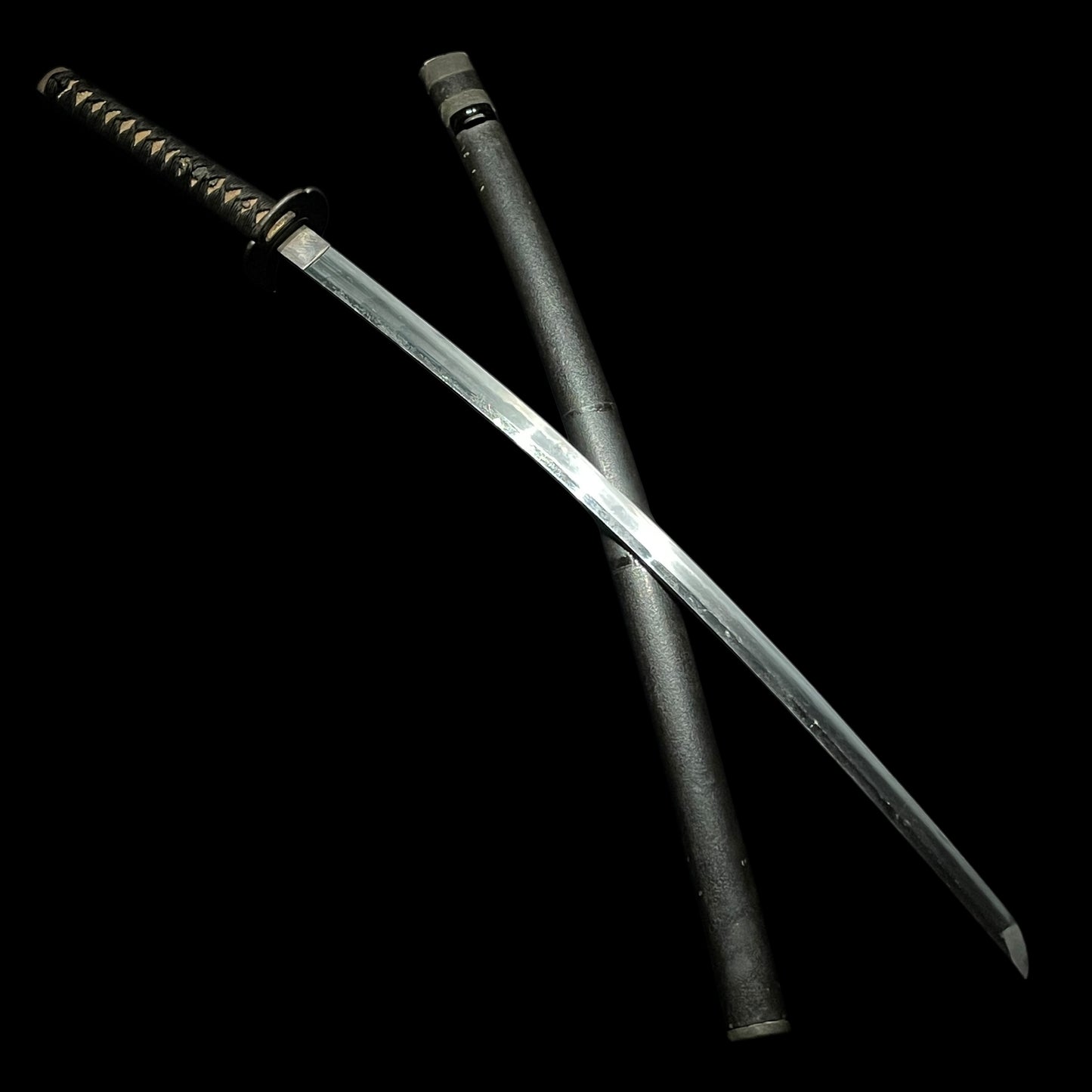 Bizenkoku Osafune 備前国長船 signed KATANA, Dragon Kurikararyu Menuki, Muromachi era