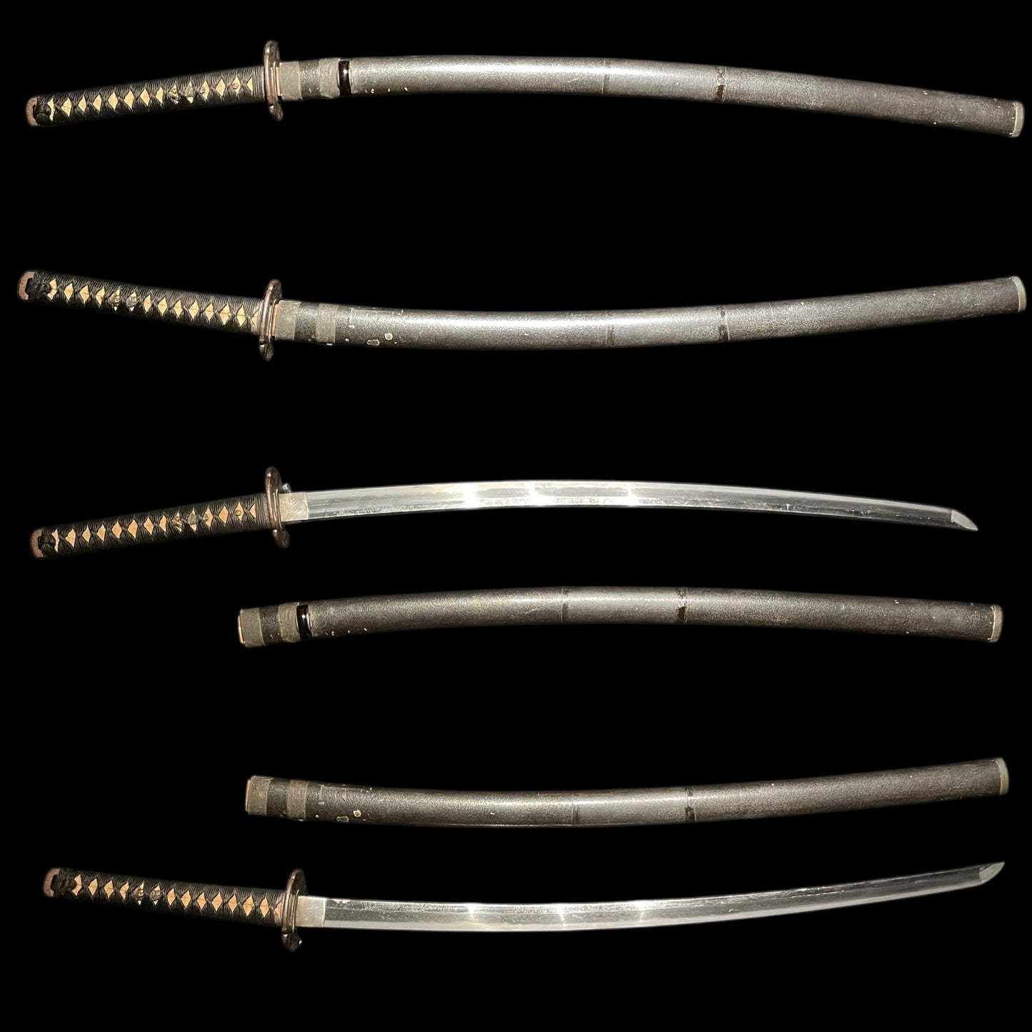 Bizenkoku Osafune 備前国長船 signed KATANA, Dragon Kurikararyu Menuki, Muromachi era