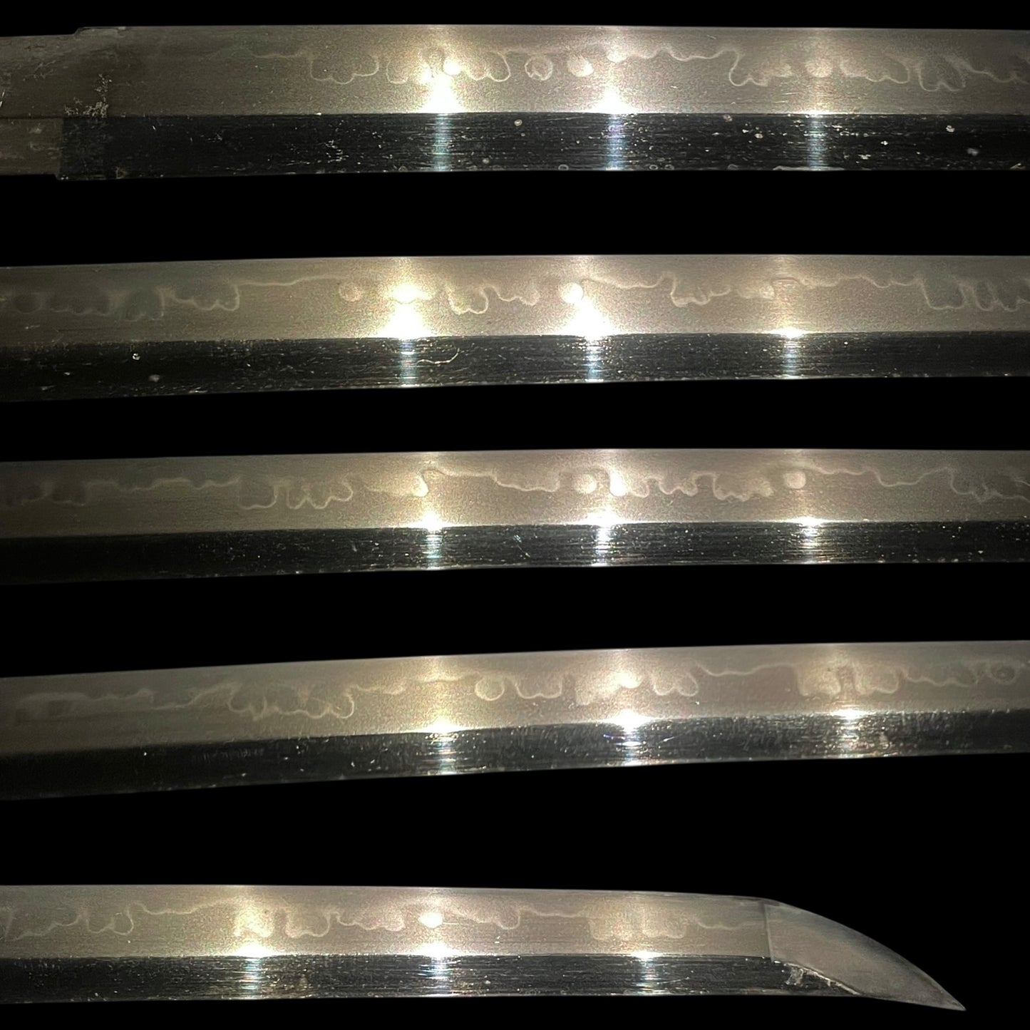 Amazing Hamon, Shinshinto Bizenden, Hamabe Toshiyuki 浜部寿幸, Bakumatsu period