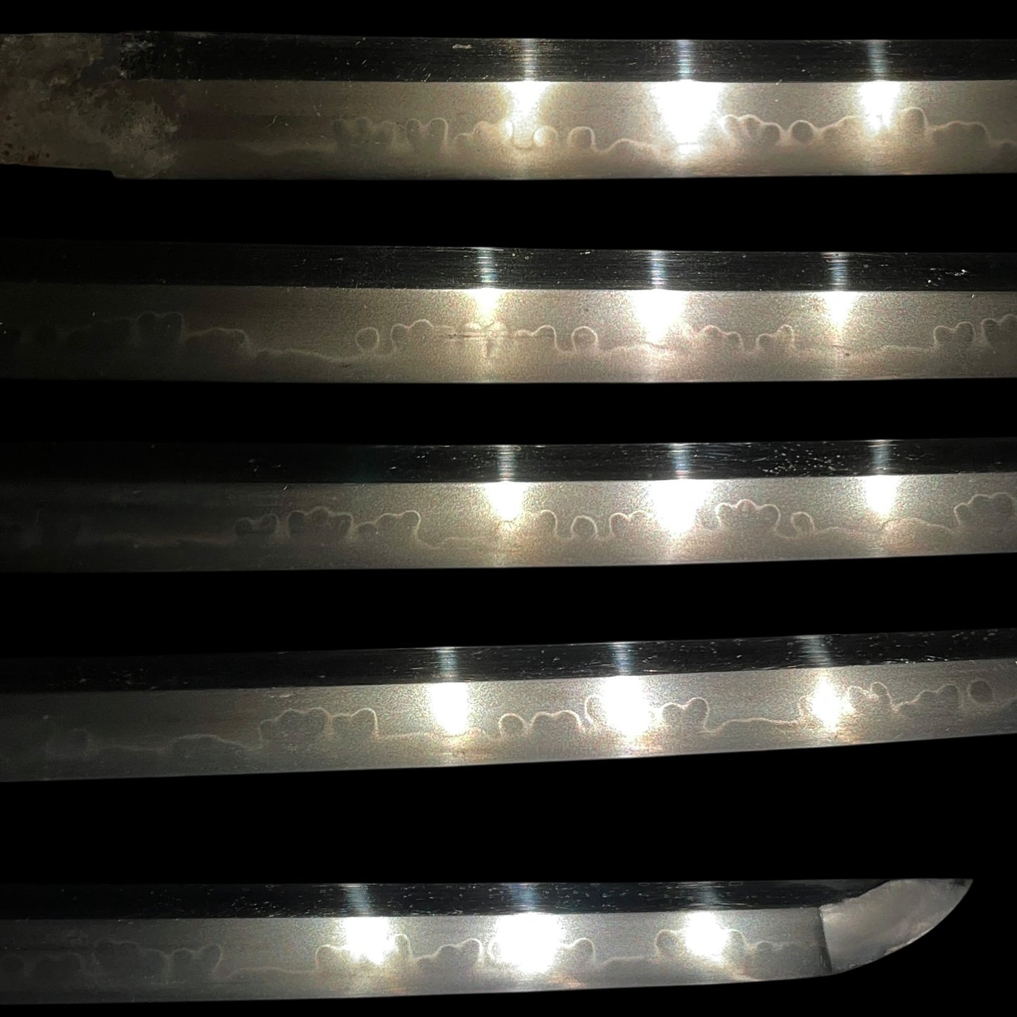 Amazing Hamon, Shinshinto Bizenden, Hamabe Toshiyuki 浜部寿幸, Bakumatsu period