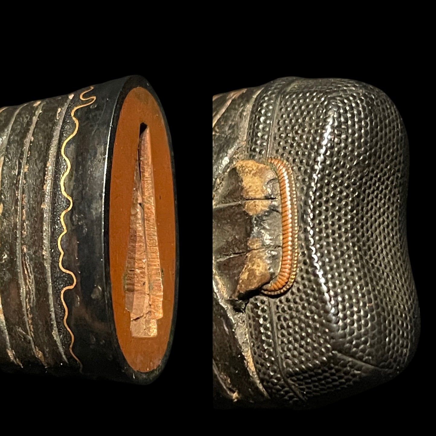 Very Thick YOROIDOSHI 鎧通, Oni Menuki 鬼目貫, Kasane 11.3mm(0.44in)