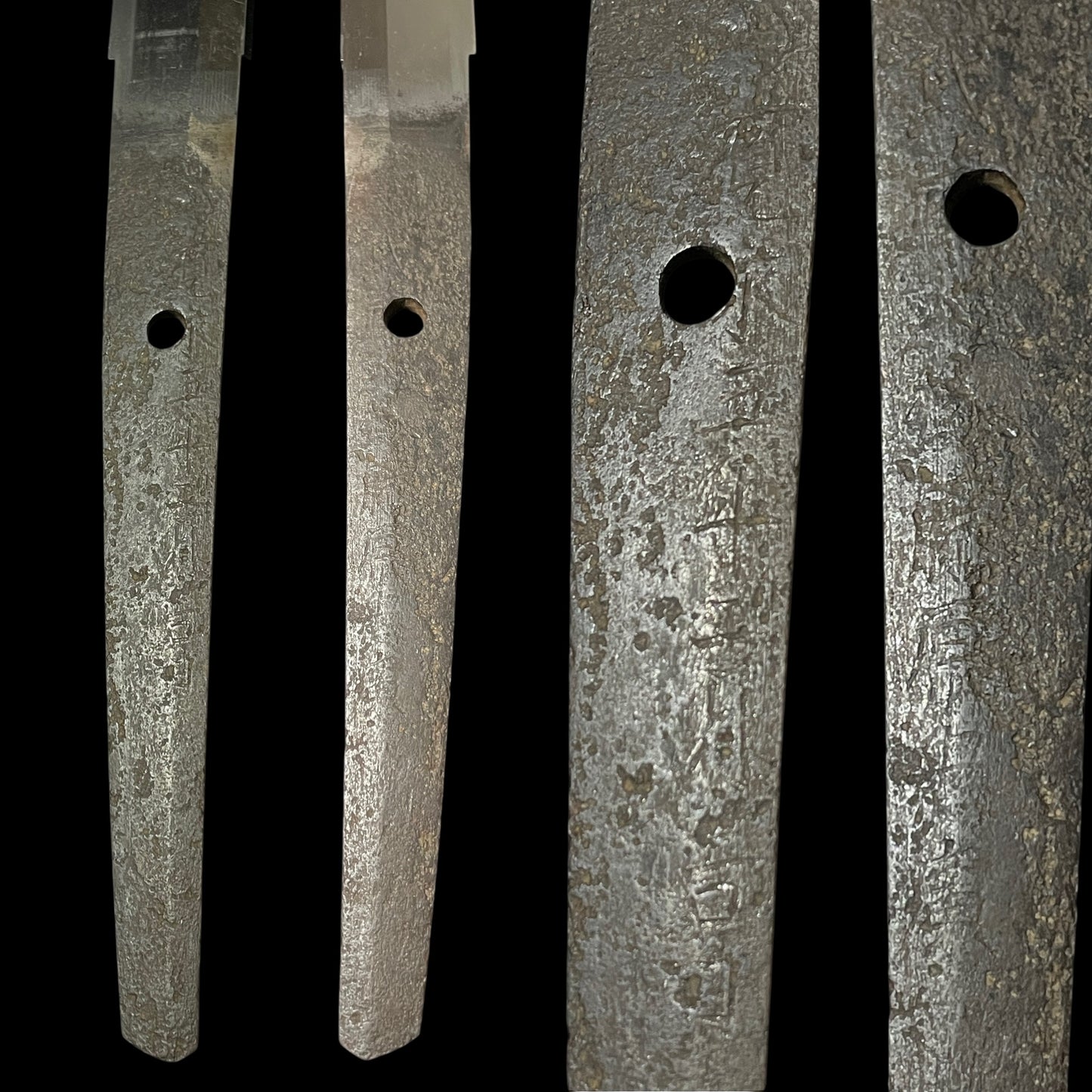 HORIMONO 刀身彫刻 KATANA, Musashidaijo Tadahiro February 1628 signed, Sayagaki 鞘書