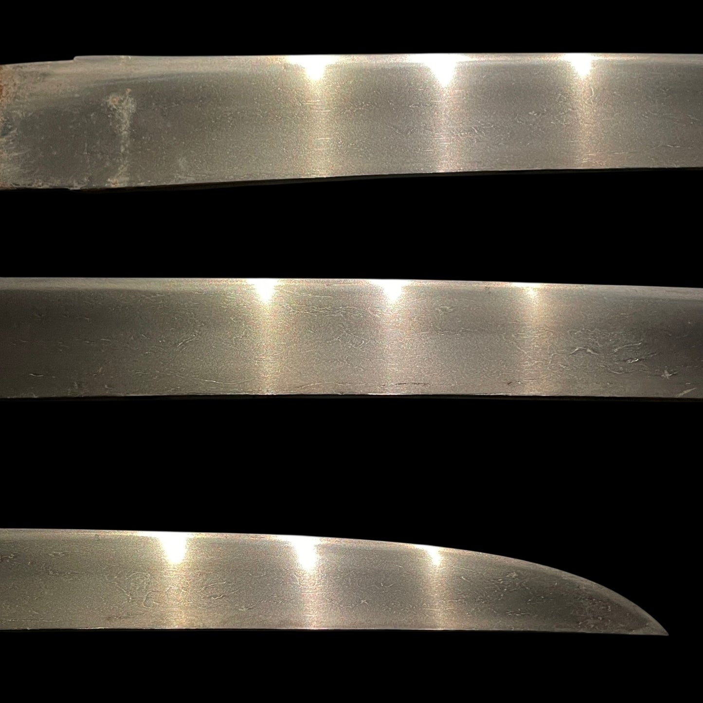 Hirazukuri Sunnobi Tanto 平造寸延短刀, Silver cover Habaki and Seppa, Edo period mumei