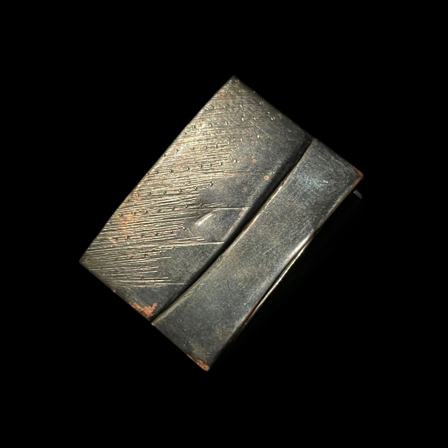 Tobiyaki 飛焼 Wakizashi, 文殊重貞 Monju Shigesada signed, Early Edo period