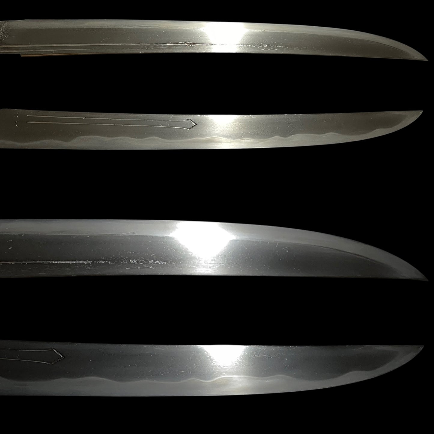 Katakiriha-Zukuri 片切刃造 WAKIZASHI, Suken Horimono 素剣彫物, 相州廣 Sohuhiro signed