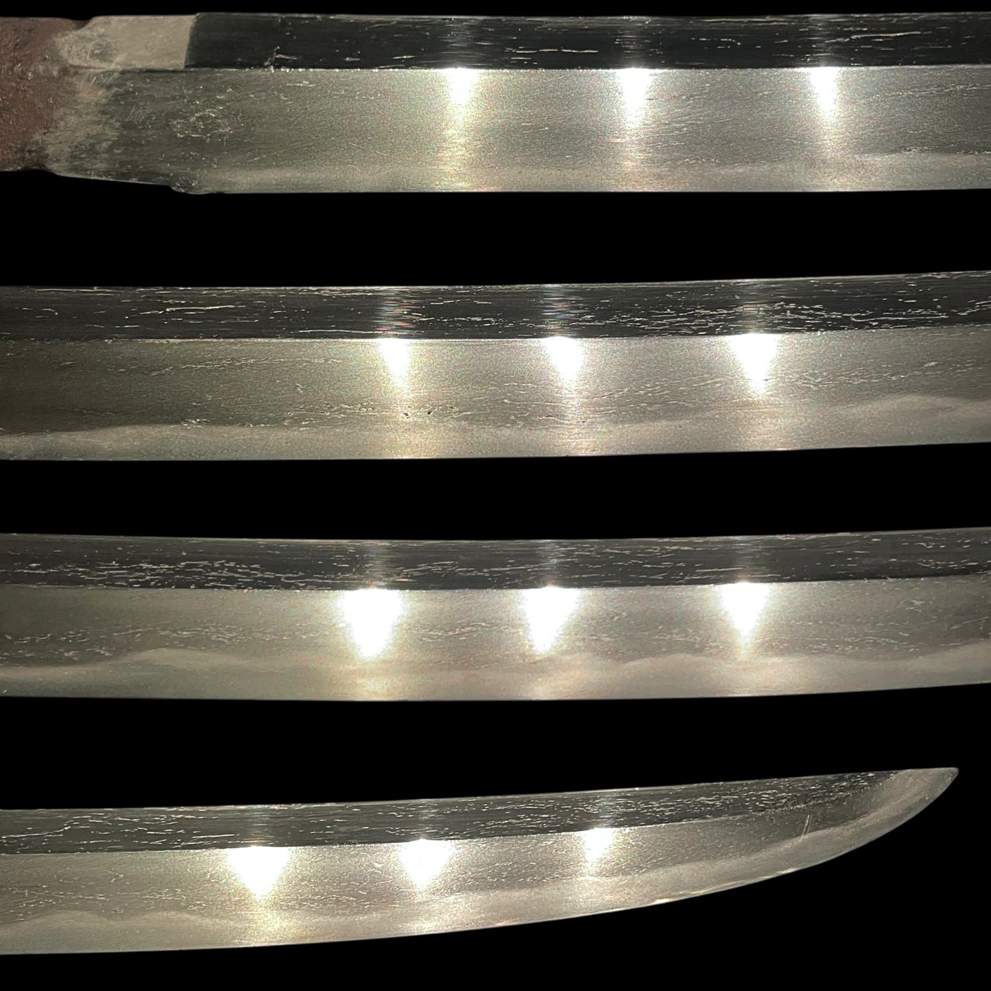 Shobuzukuri Wakizashi 菖蒲造脇差, Torame-Shirasaya 虎目白鞘, Edo period mumei