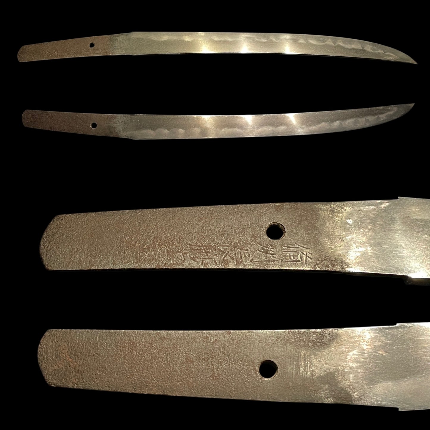 Aikuchi Koshirae 合口拵, Hirazukuri Sunnobi Tanto 寸延短刀, Edo period mumei