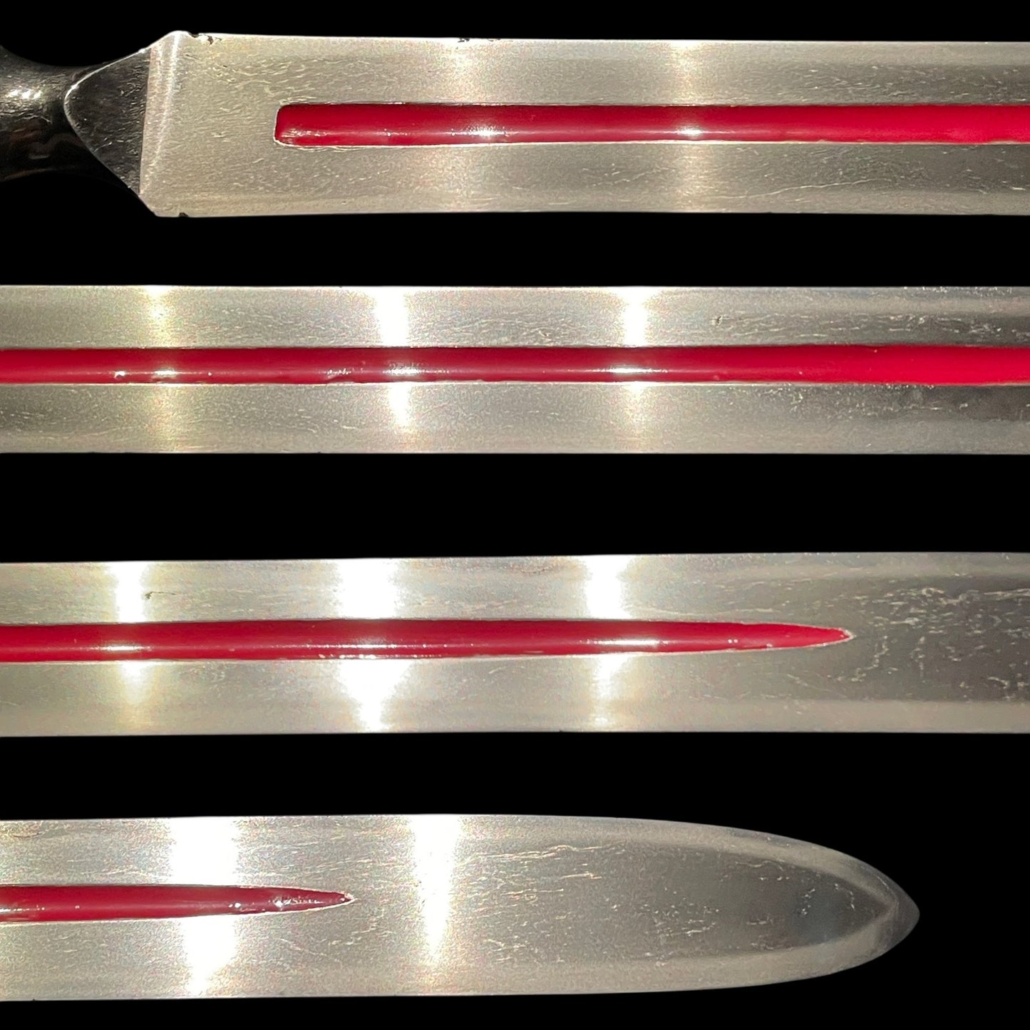 Hirasankaku Yari 平三角槍, 朱塗樋, Edo period mumei