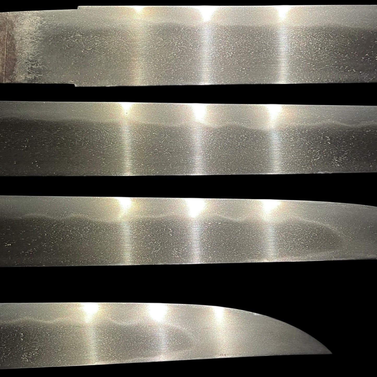 Thick blade TANTO, Shinshinto Late Edo period Bakumatsu, Mumei