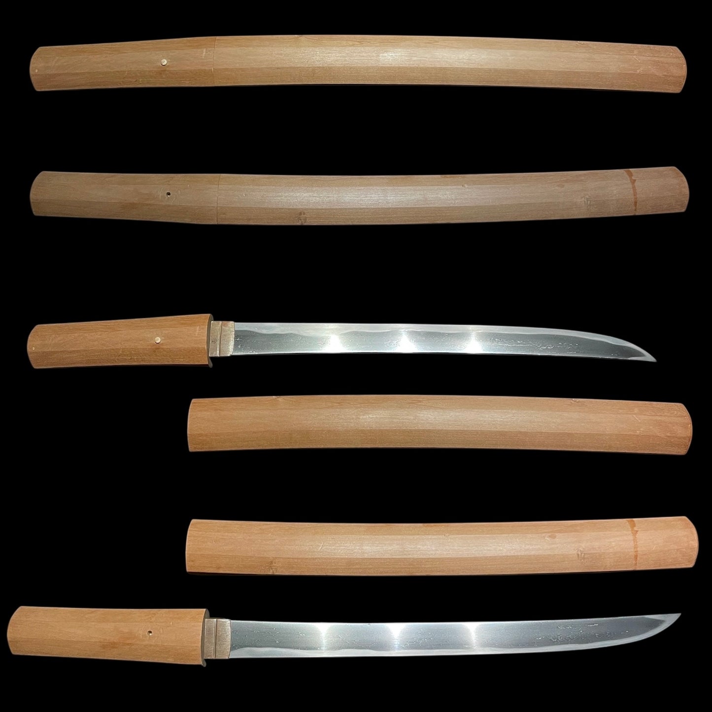 Sunnobi-TANTO 寸延短刀, Yukihisa 行久 signed, Hirazukuri Blade, Muromachi period