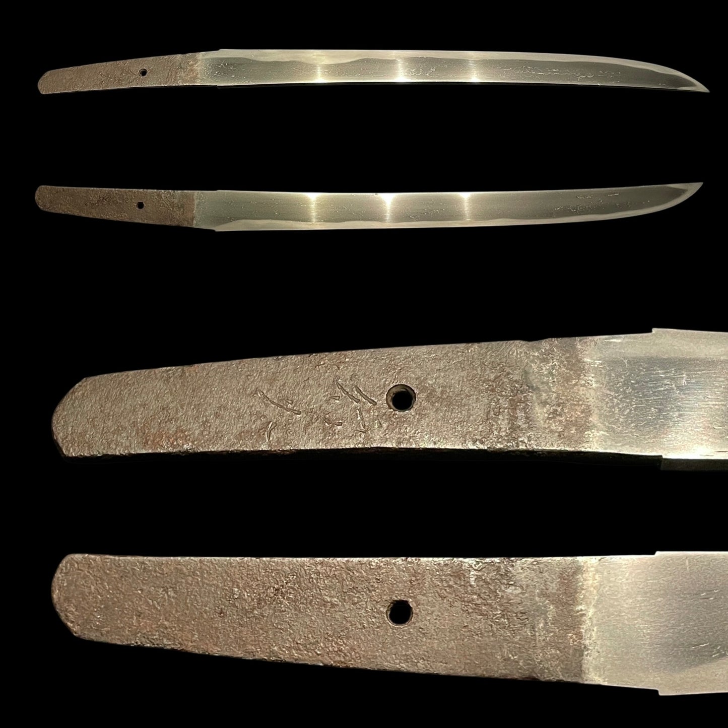 Sunnobi-TANTO 寸延短刀, Yukihisa 行久 signed, Hirazukuri Blade, Muromachi period