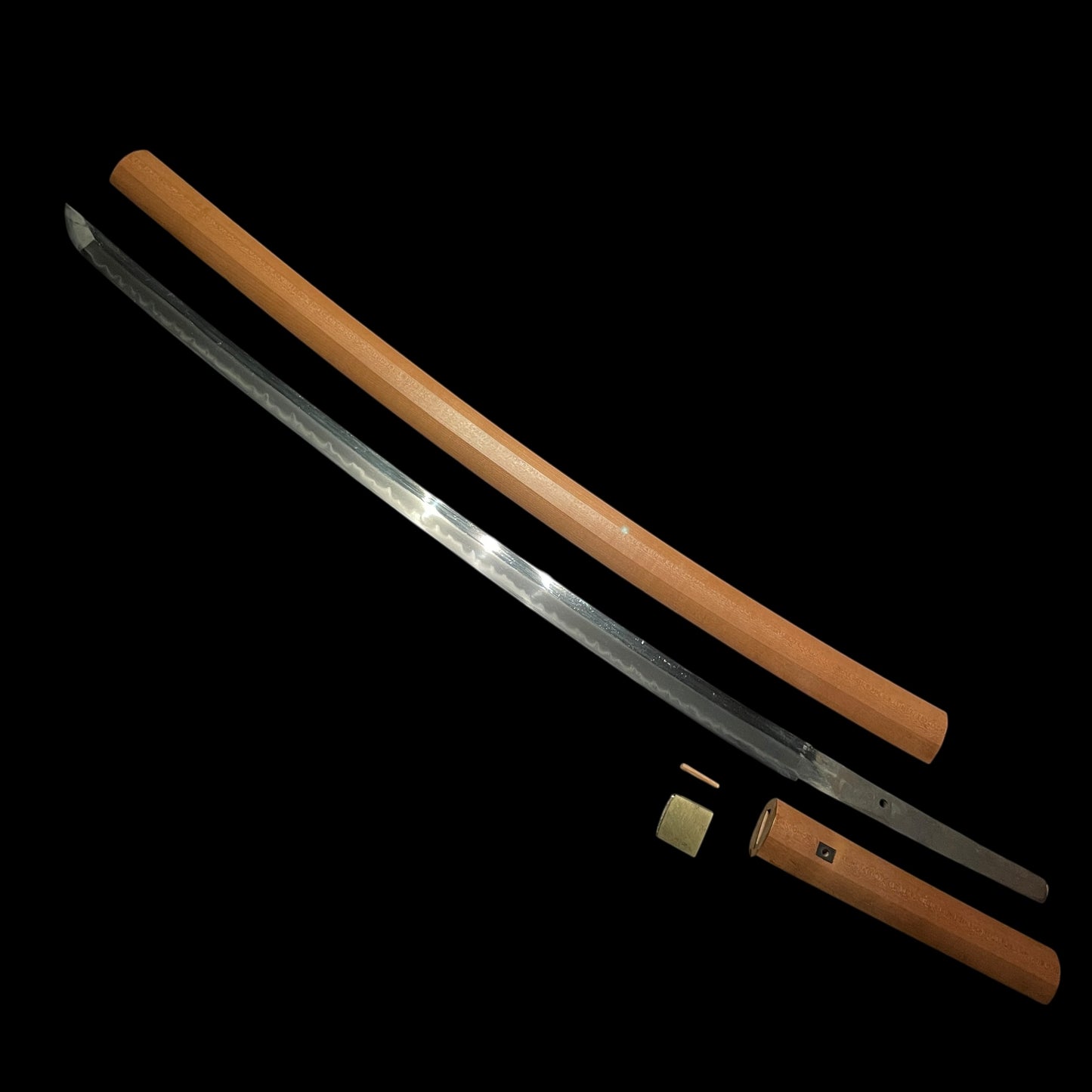 Togari-Gunome 尖互目 Hamon Heavy KATANA in Shirasaya, Showa period