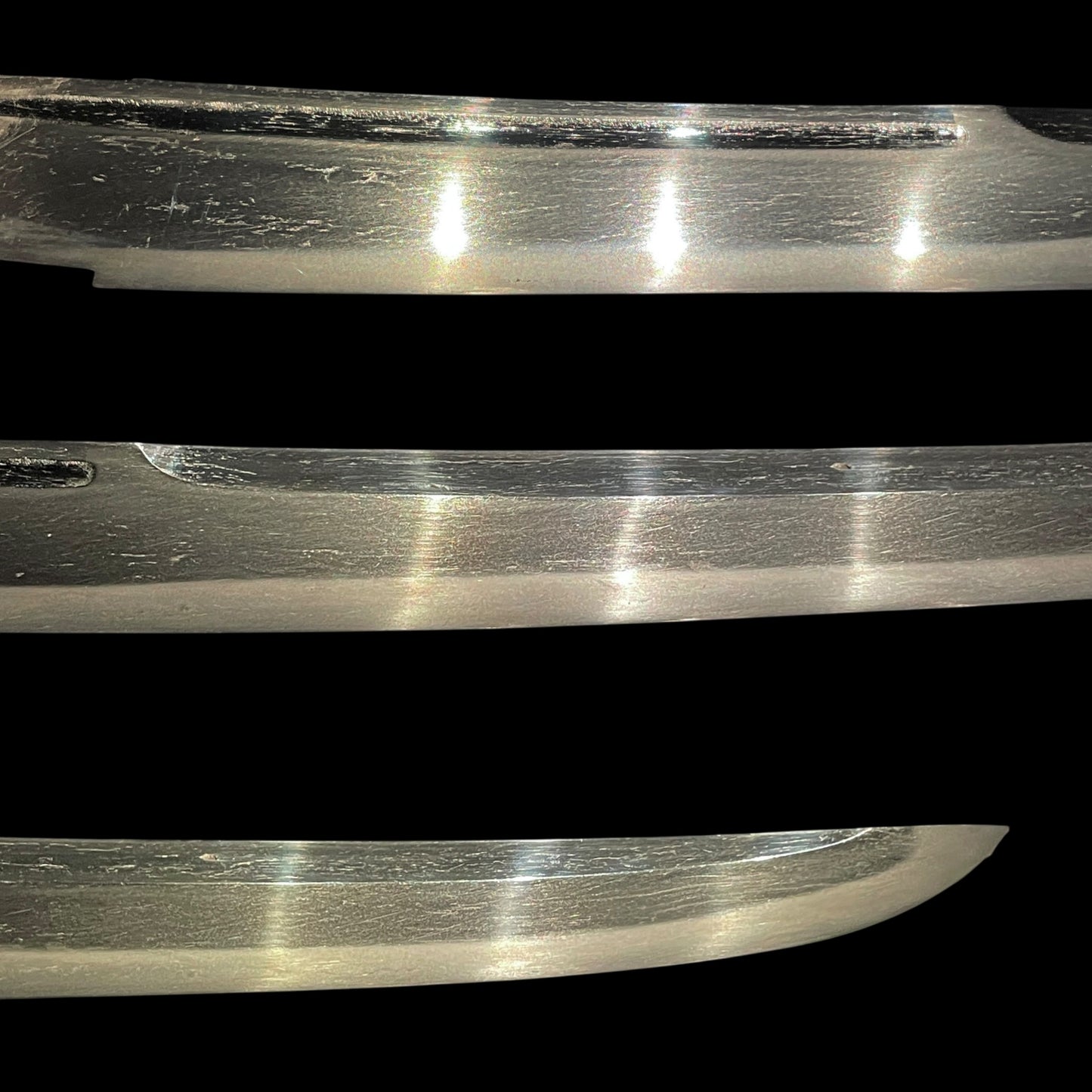 Rare style Unokubi-Zuukri 鵜首造 WAKIZASHI, Masame-Hada 柾目肌, Edo period mumei