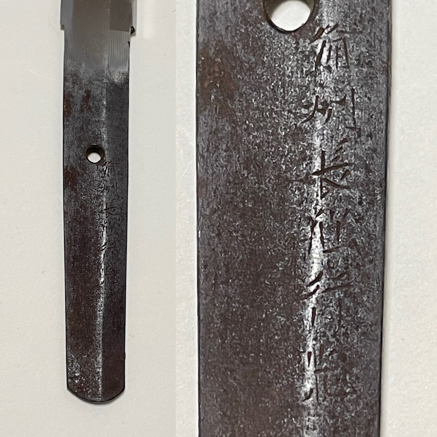 Bishuosafune Yukimitsu 備州長船行光 signed WAKIZASHI,Buffalo Menuki and Gourd Tsuba