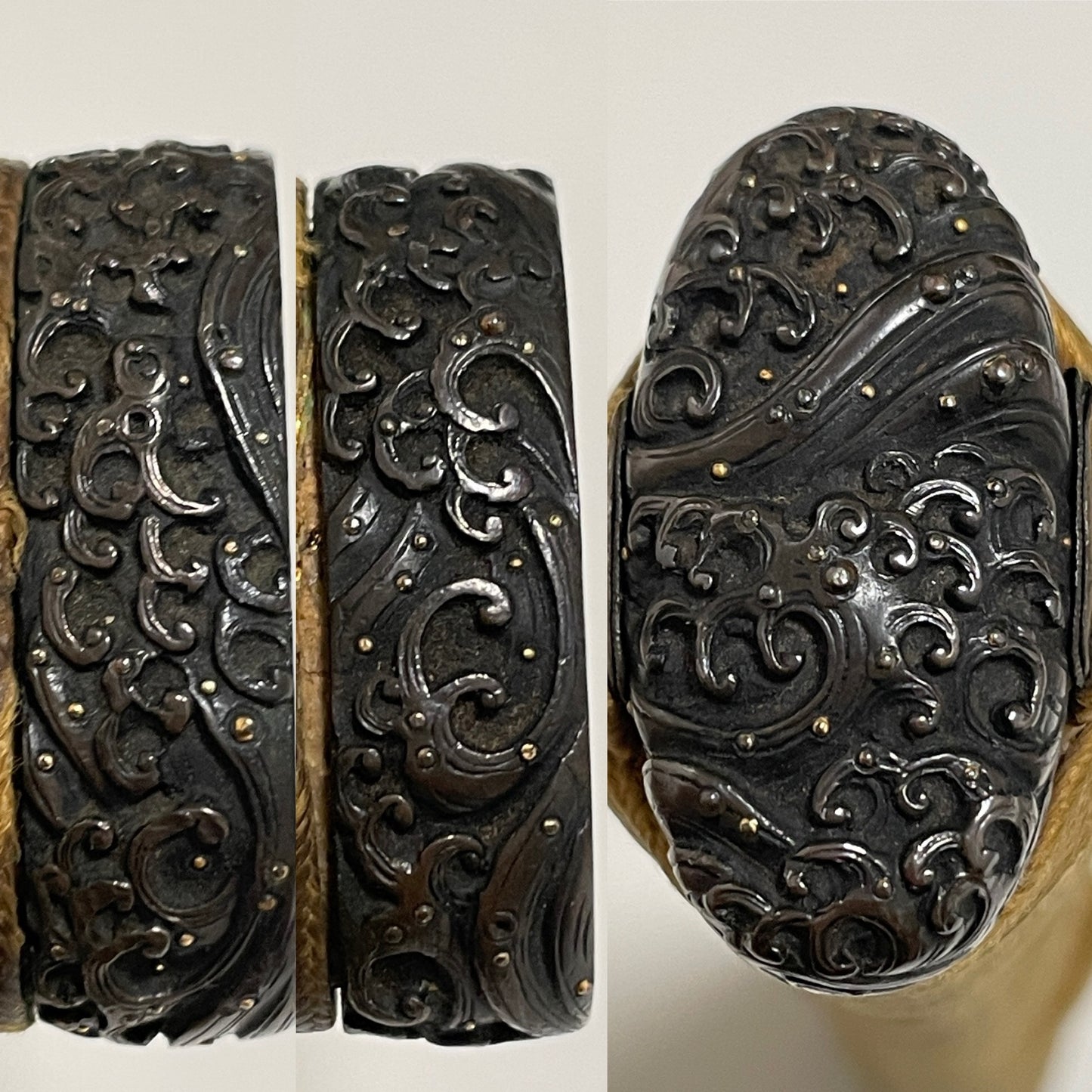 Omori Eishu 大森英秀 signed FUCHI, Amazing Hamon KATANA, Edo period mumei