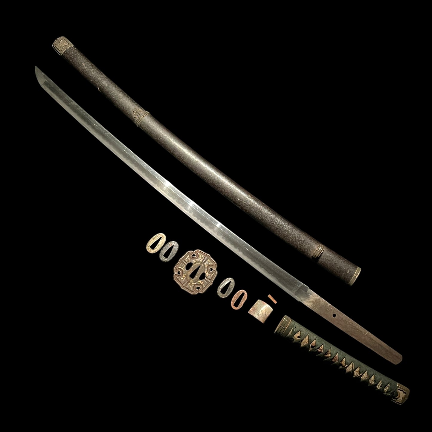 Handachi Koshirae 半太刀拵 Heavy KATANA, Bishuosafune Sukesada 備州長船祐定 signed