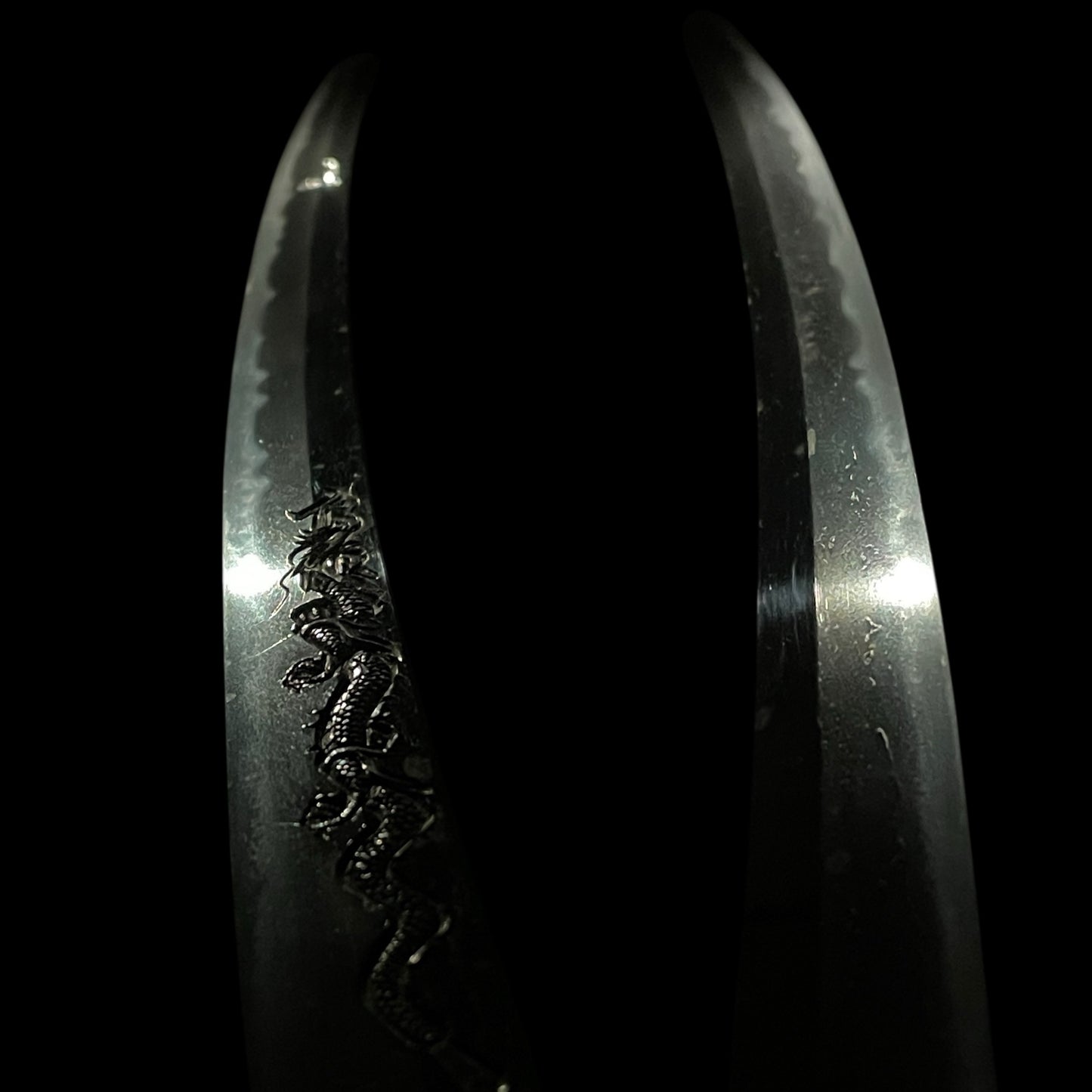 HORIMONO 彫物 KATANA, Tamaoiryu 玉追龍, Bicchukoku Mizutaju Kunishige signed
