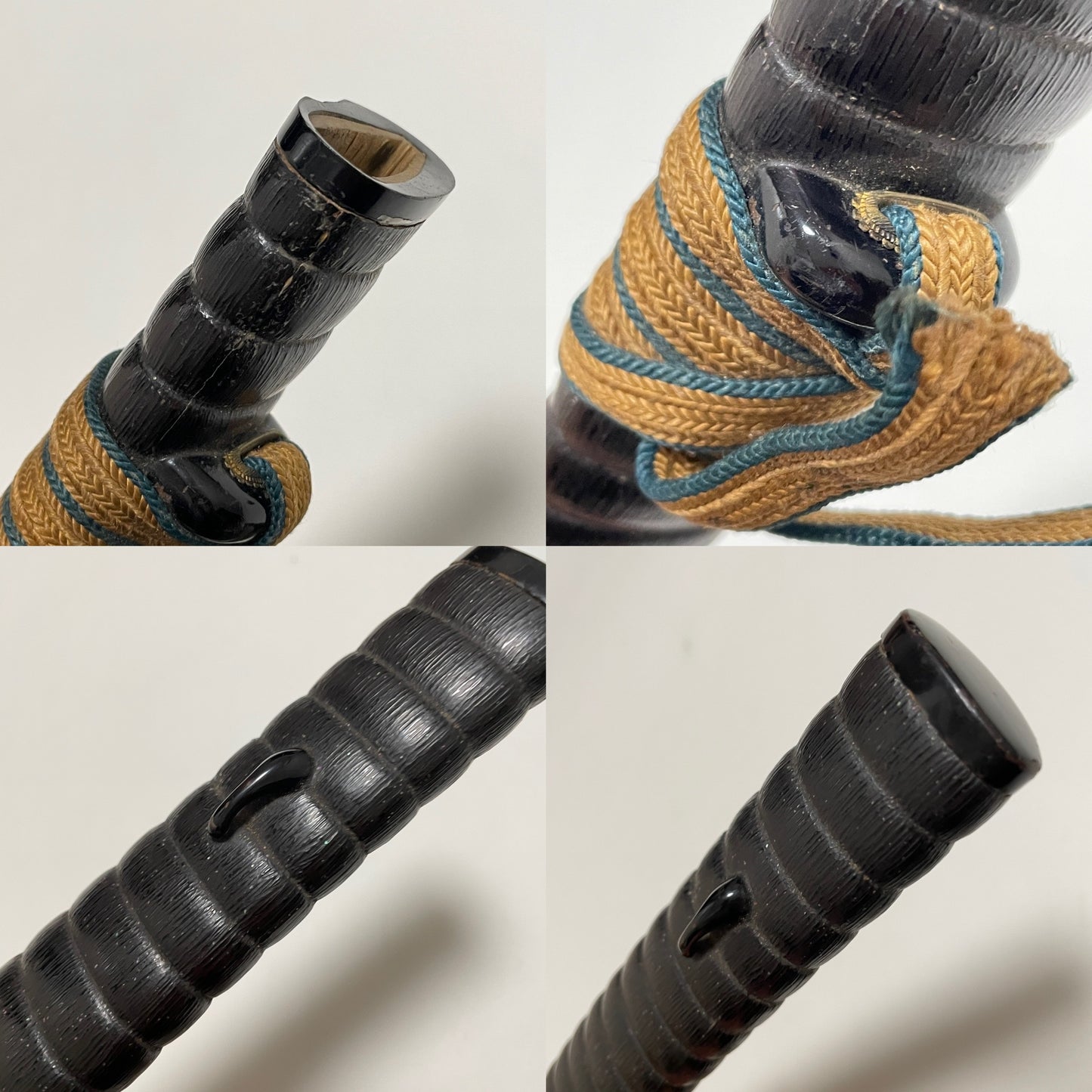 HITATSURA 皆焼 TANTO, Daruma Kashira, Signed Tsuba, Copper Fittings with Kozuka