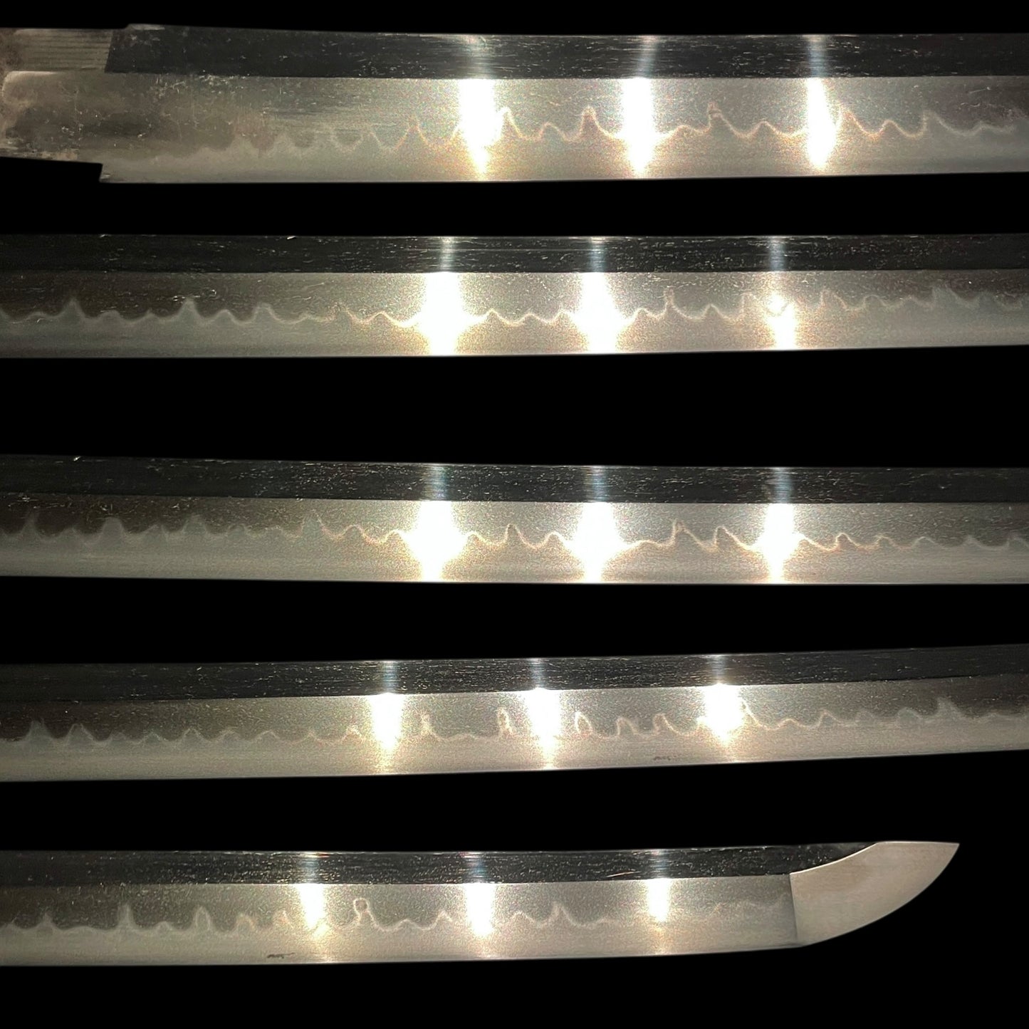 Ganmaku Ujinobu 岩捲氏信 signed Rugged Long WAKIZASHI in Shirasaya