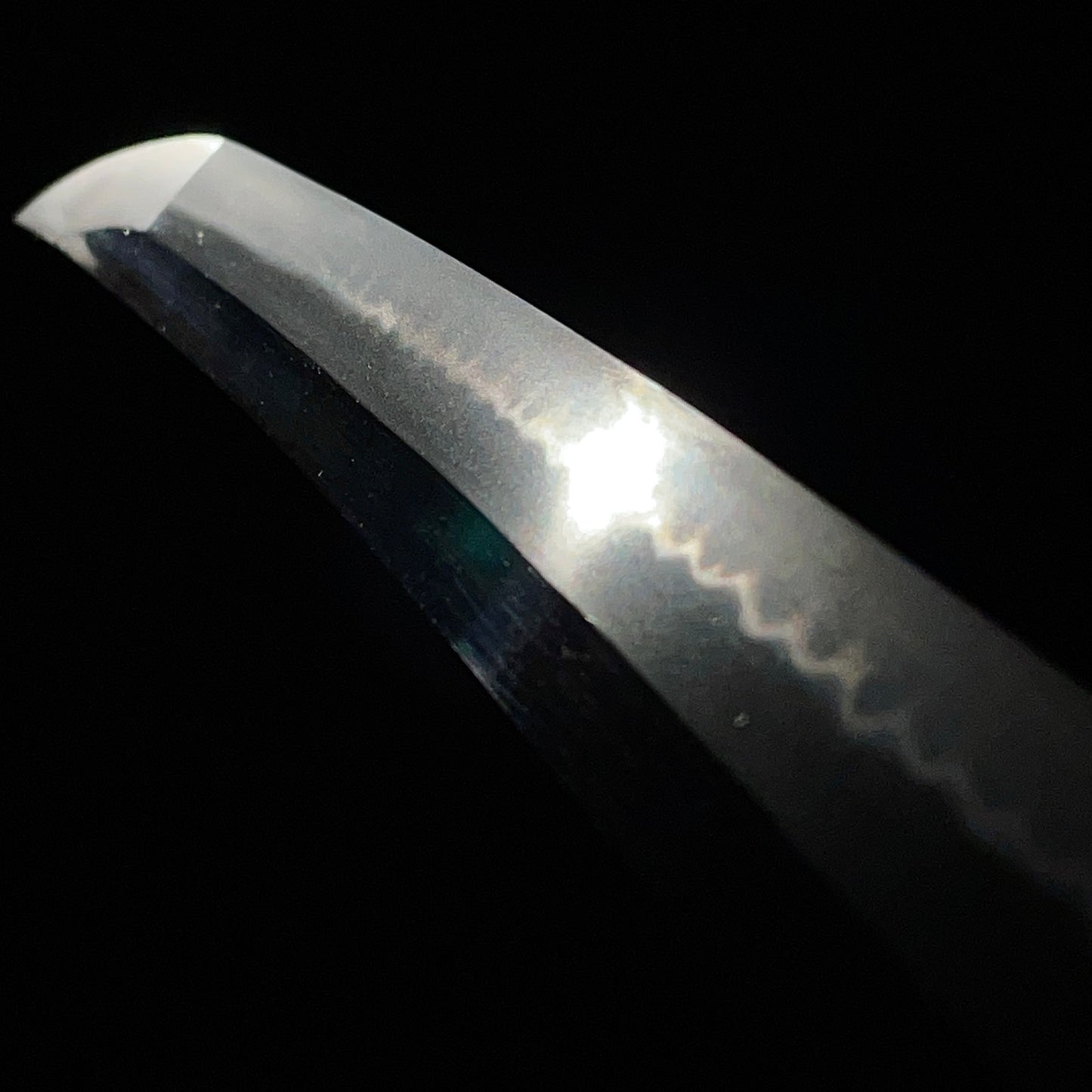 Ookissaki 大切先 WAKIZASHI, Wide blade, Late Edo Bakumatsu period mumei