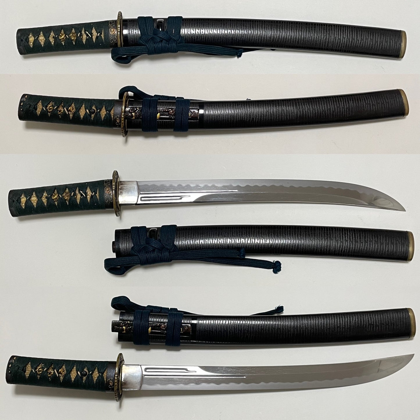 NAGINATANAOSHI-ZUKURI 薙刀直し造 WAKIZASHI, Yamashironokami Kunishige 山城守国重 signed