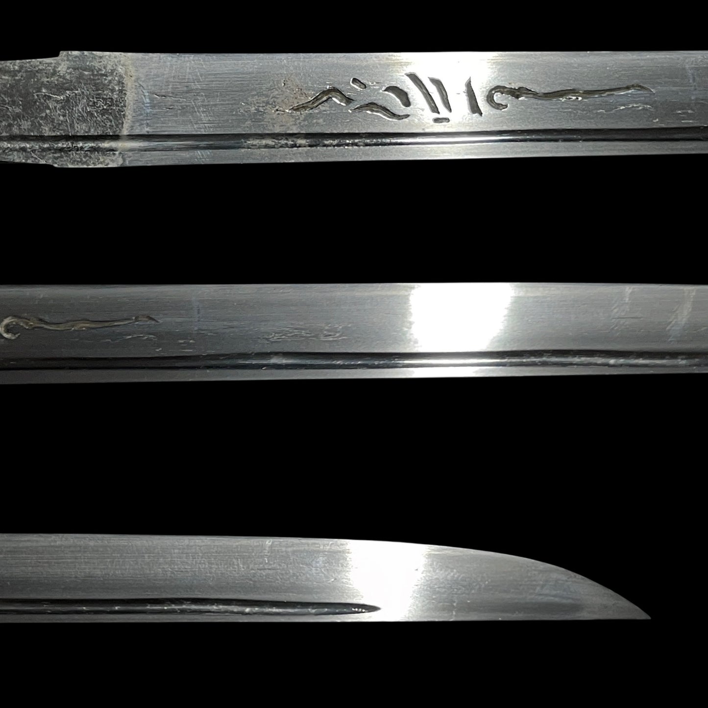 YOROIDOSHI in Shirasaya, Sadayoshi 貞吉 signed, Bonji 梵字 Horimono, Muromachi era