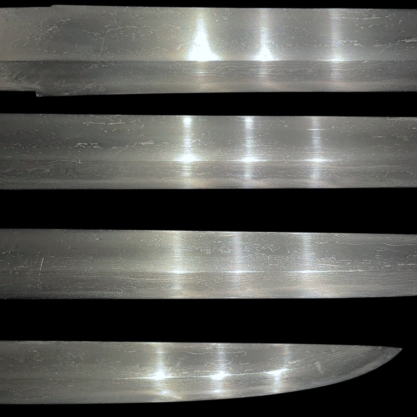 KATAKIRIHA-ZUKURI 片切刃造 HADAMONO 肌物 Tanto, Uda Kunimune 宇多国宗 signed