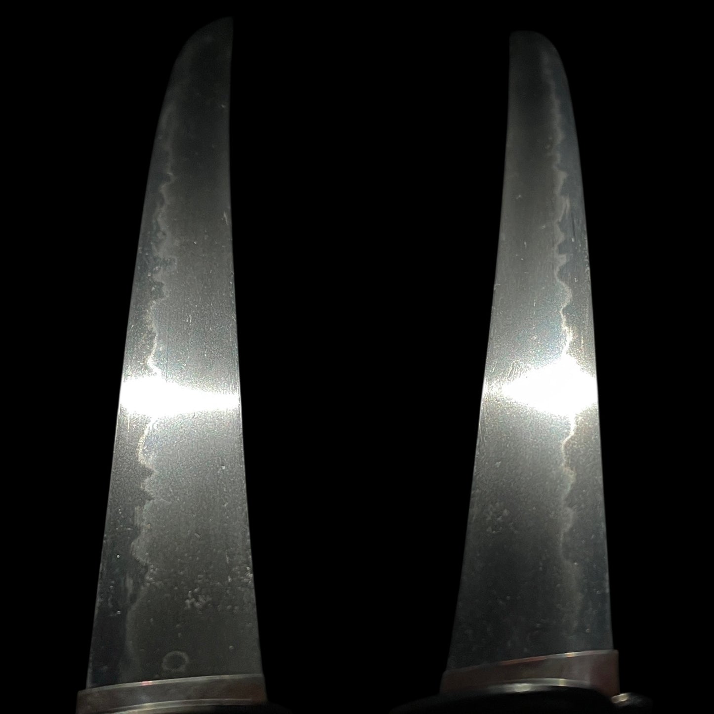 Bat Tsuba and Boar Fuchikashira TANTO, with Kozuka, Muromachi period mumei