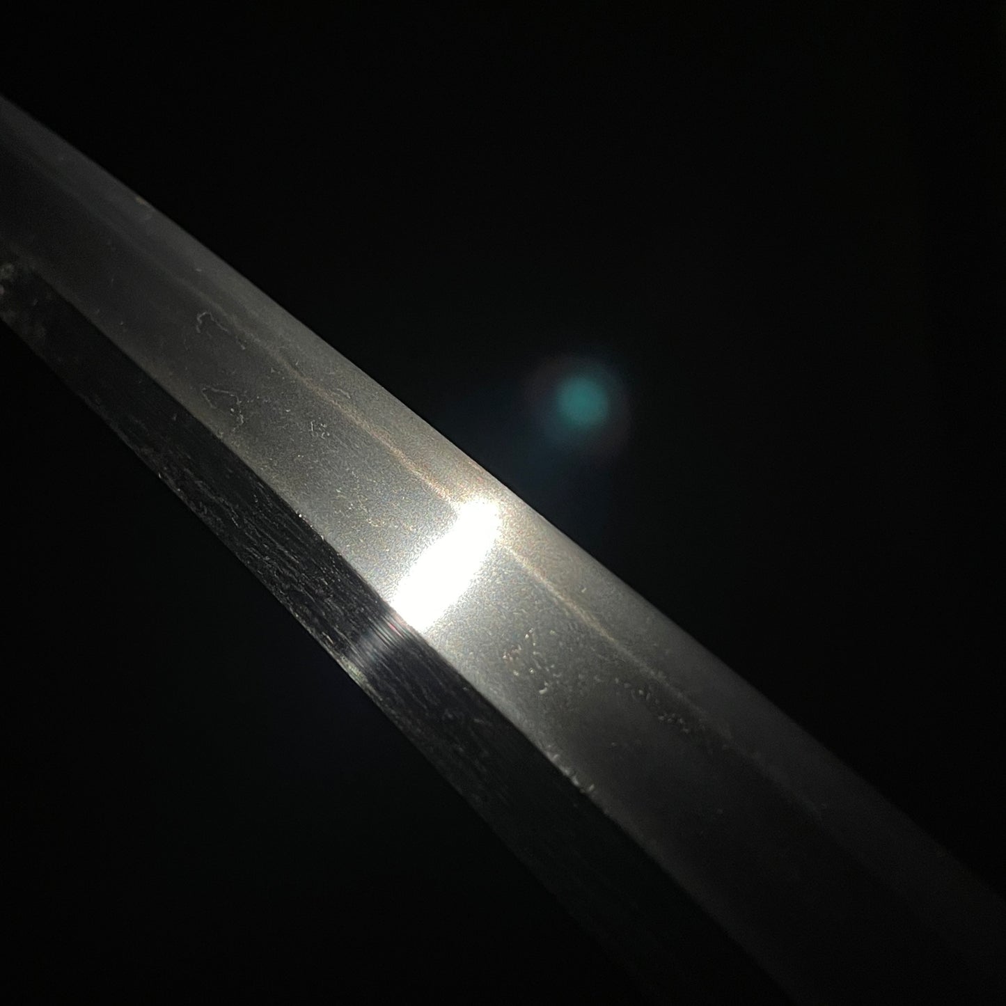 Brass Fittings Black KATANA, Heavy blade, Suguha 直刃, Edo period mumei