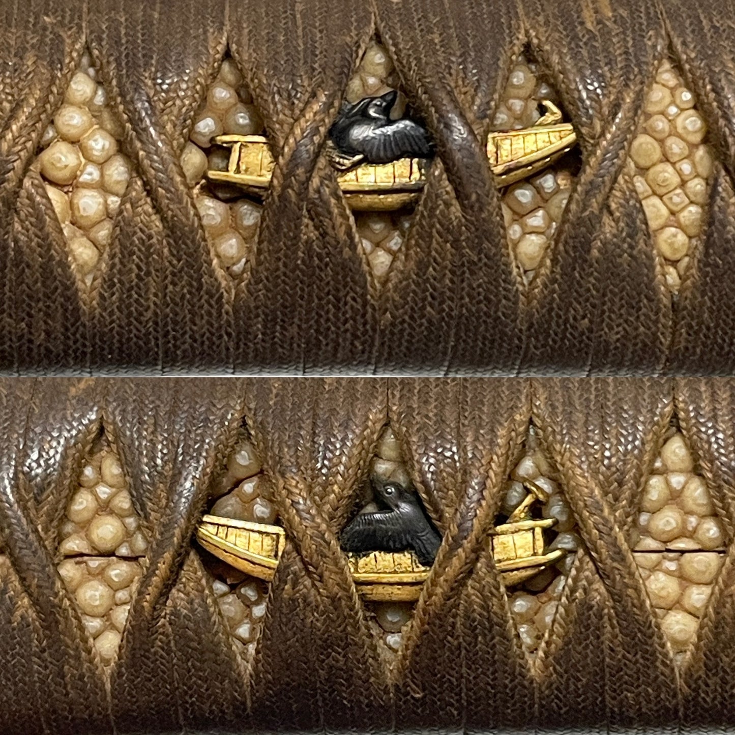 Harimanokami Teruhiro 播磨守輝廣 signed WAKIZASHI, Hamano shozui 濱野政随 Fuchi