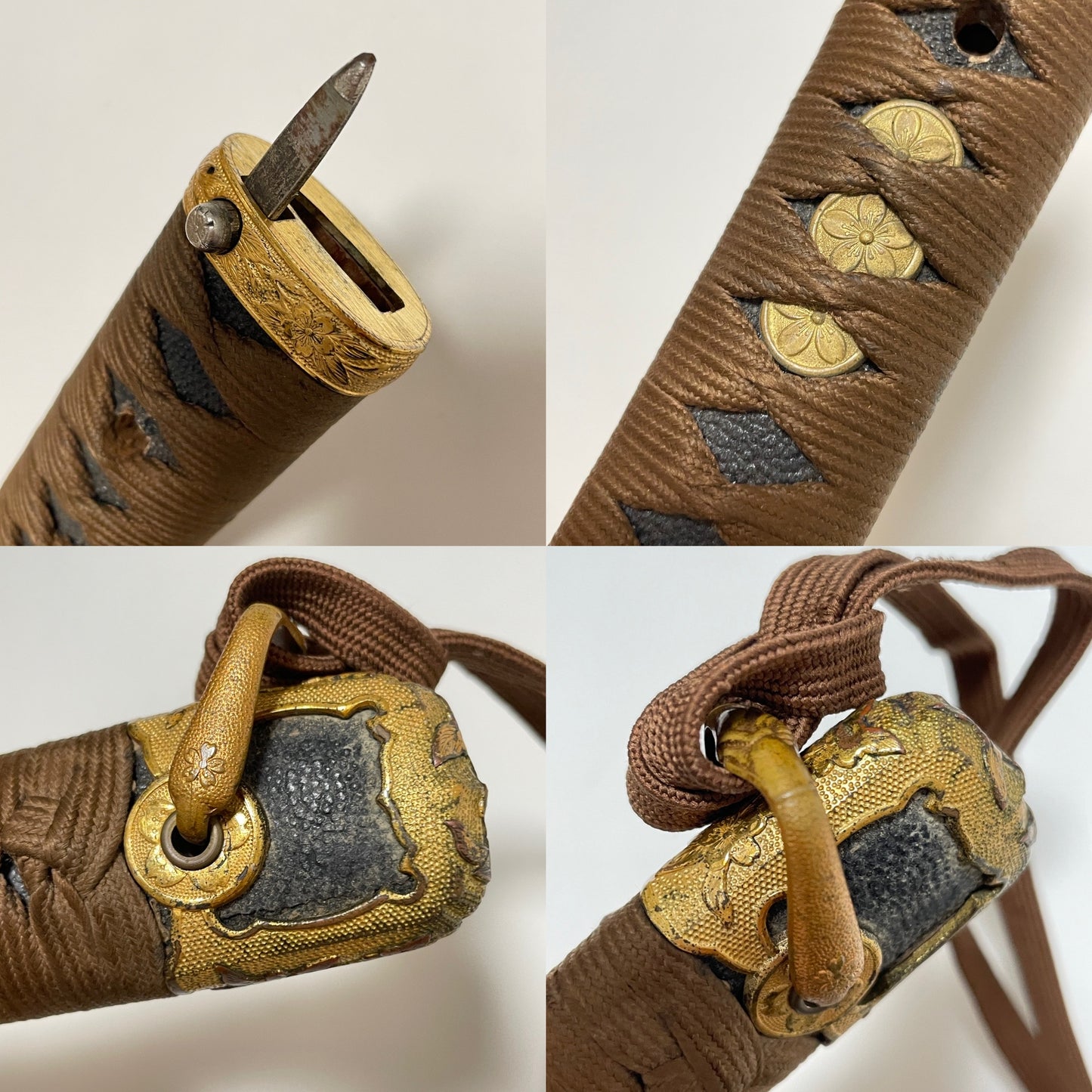 NAVY GUNTO 海軍刀, Custom-made Koshirae, Rising sun Seppa, Japanese Military Sword