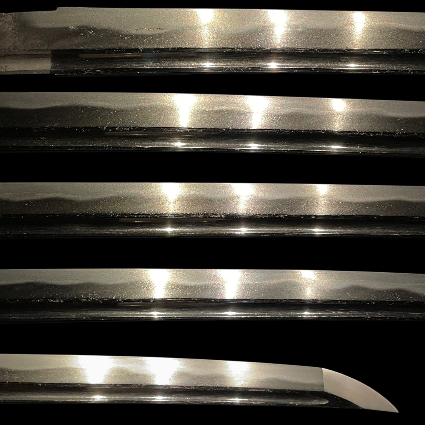 Kakinagashi-Hi 掻き流し樋 Wakizashi in Shirasaya, Edo period mumei