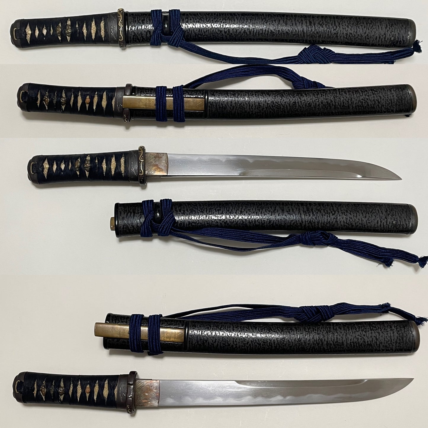 Unokubi-Zukuri 鵜首造 Heavy TANTO with Kozuka, Edo period mumei