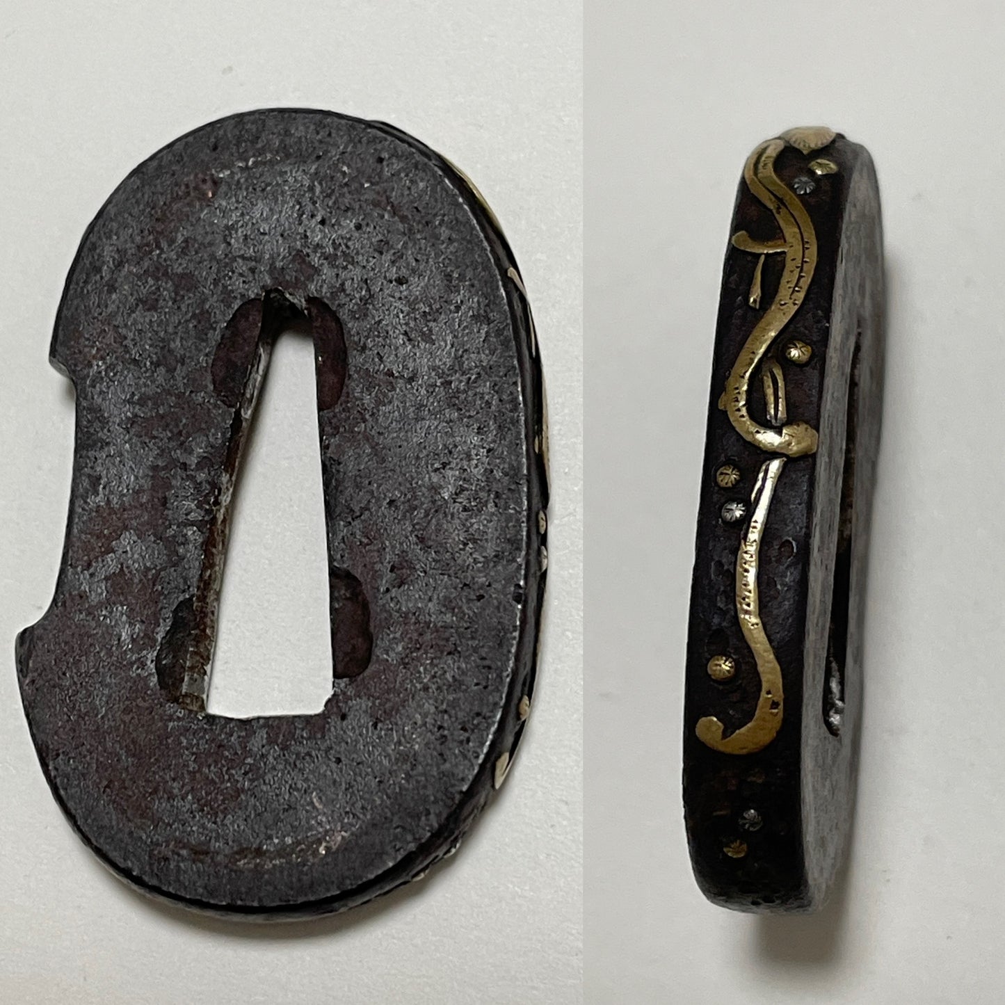 Unokubi-Zukuri 鵜首造 Heavy TANTO with Kozuka, Edo period mumei