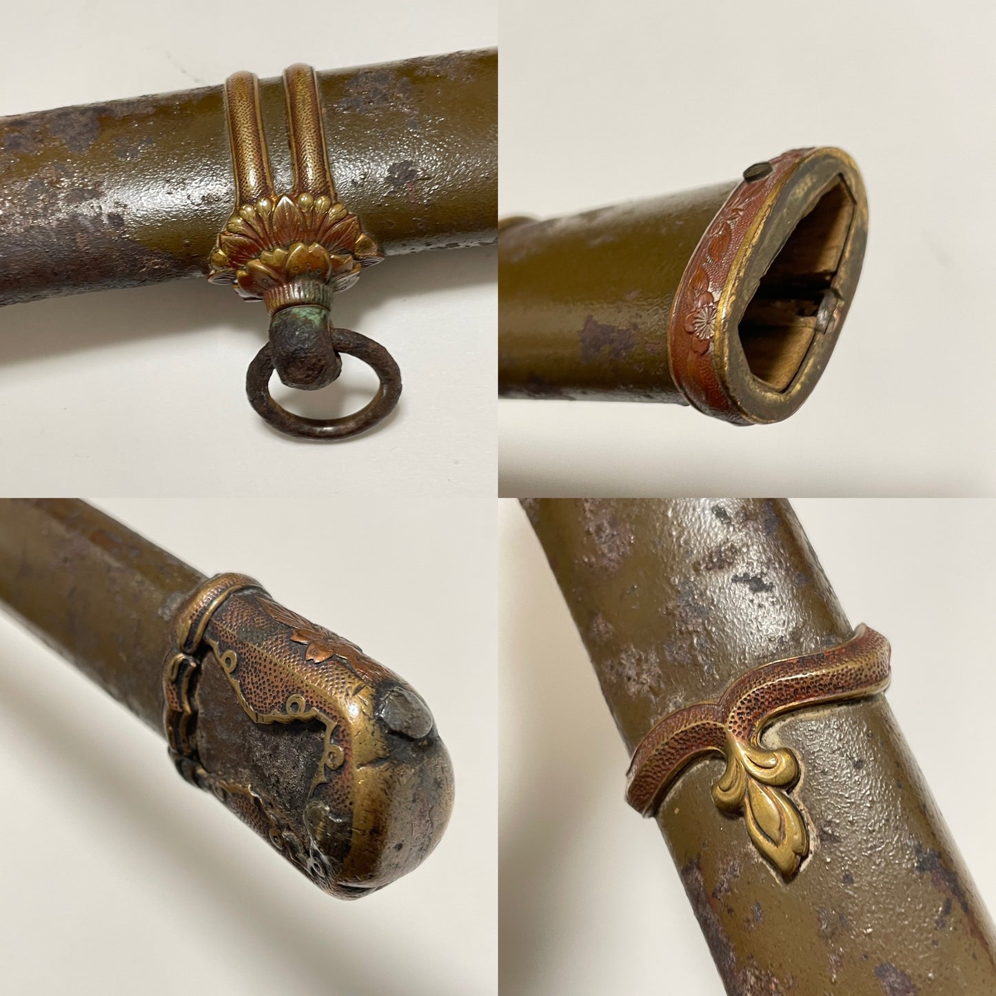 Type98 GUNTO 九八式軍刀, Kuniyasu 国泰 signed, Family crest included, with Tassel