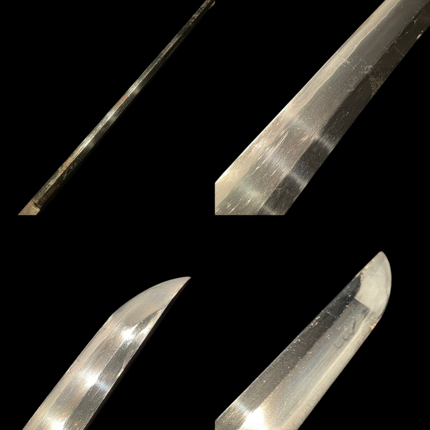 Kanetsugu 兼継 signed Red KATANA, Wide and Thick blade, Edo period