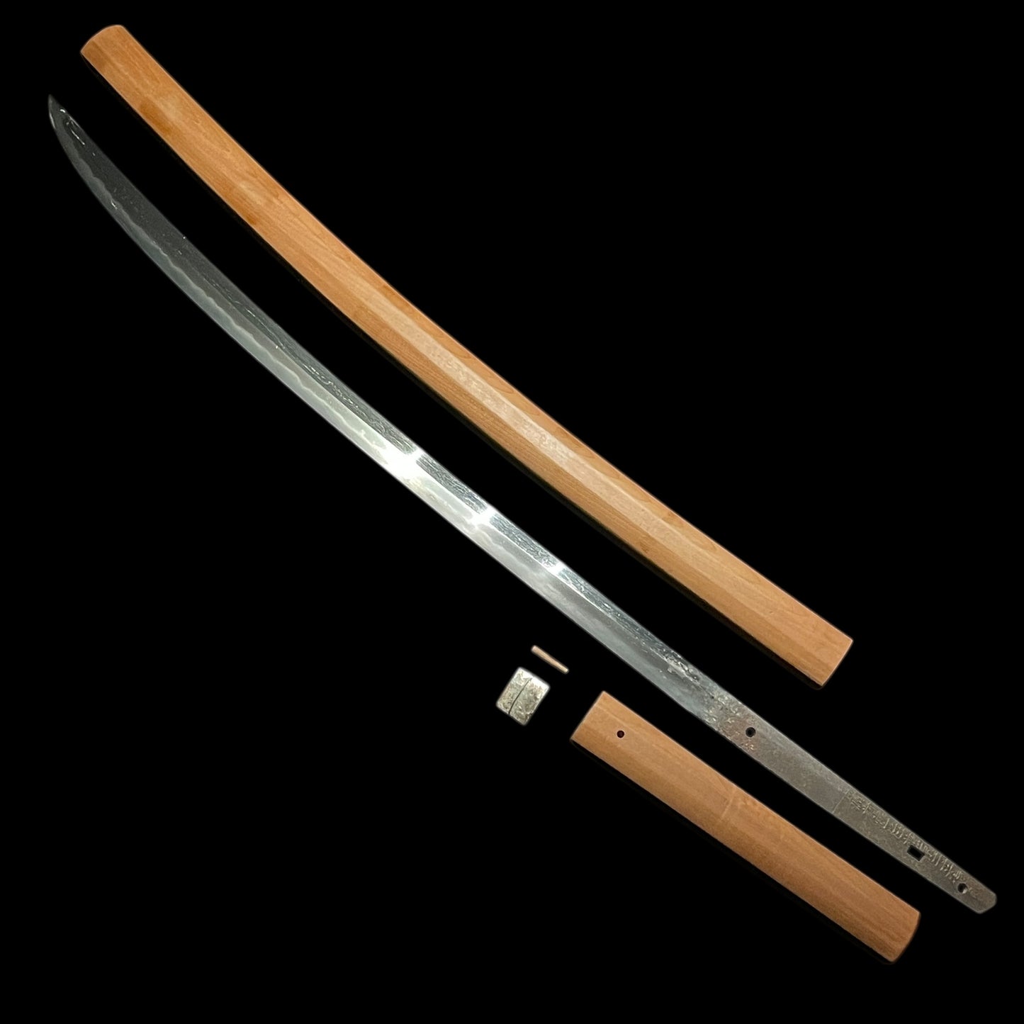 NAGINATA-NAOSHI 薙刀直し KATANA, Bizenkoku Fujiwara Nioh Kiyonori 備前国藤原二王清則 signed