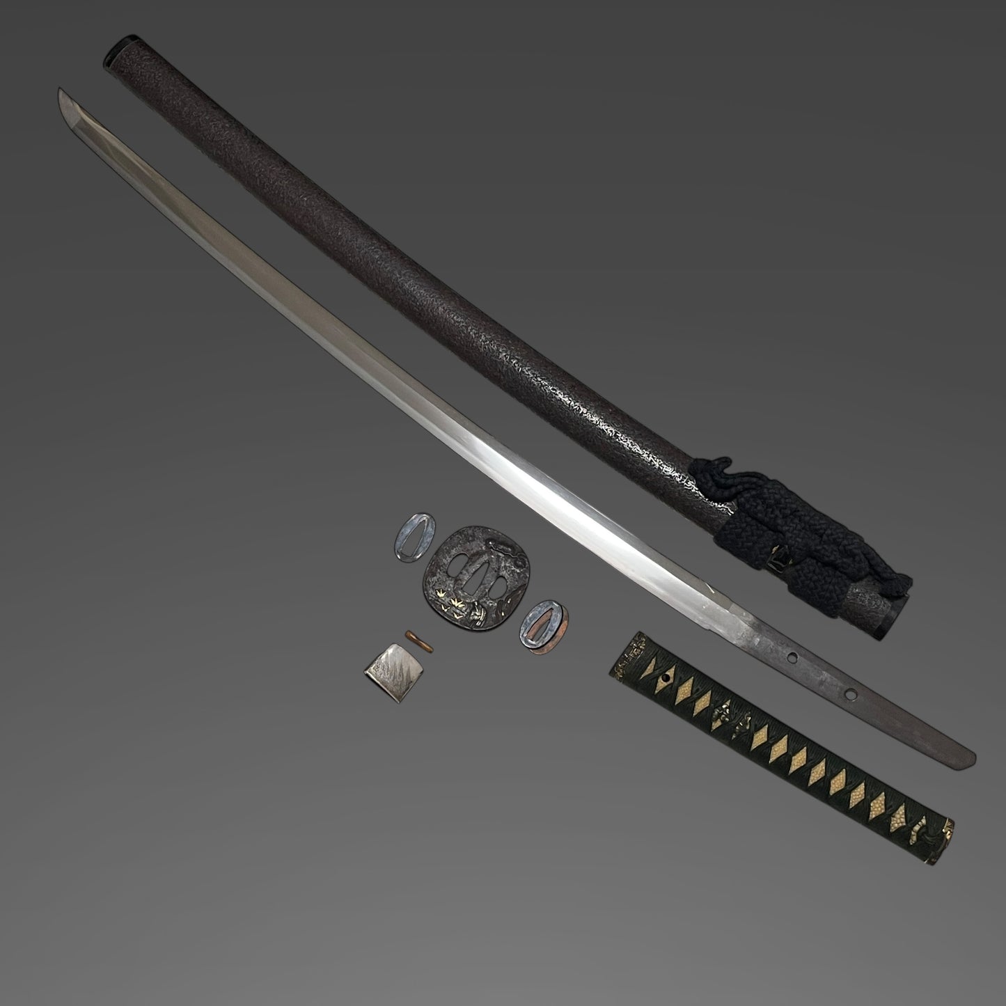 High-grade fittings Heavy KATANA, Shinshinto 新々刀, Late edo period mumei