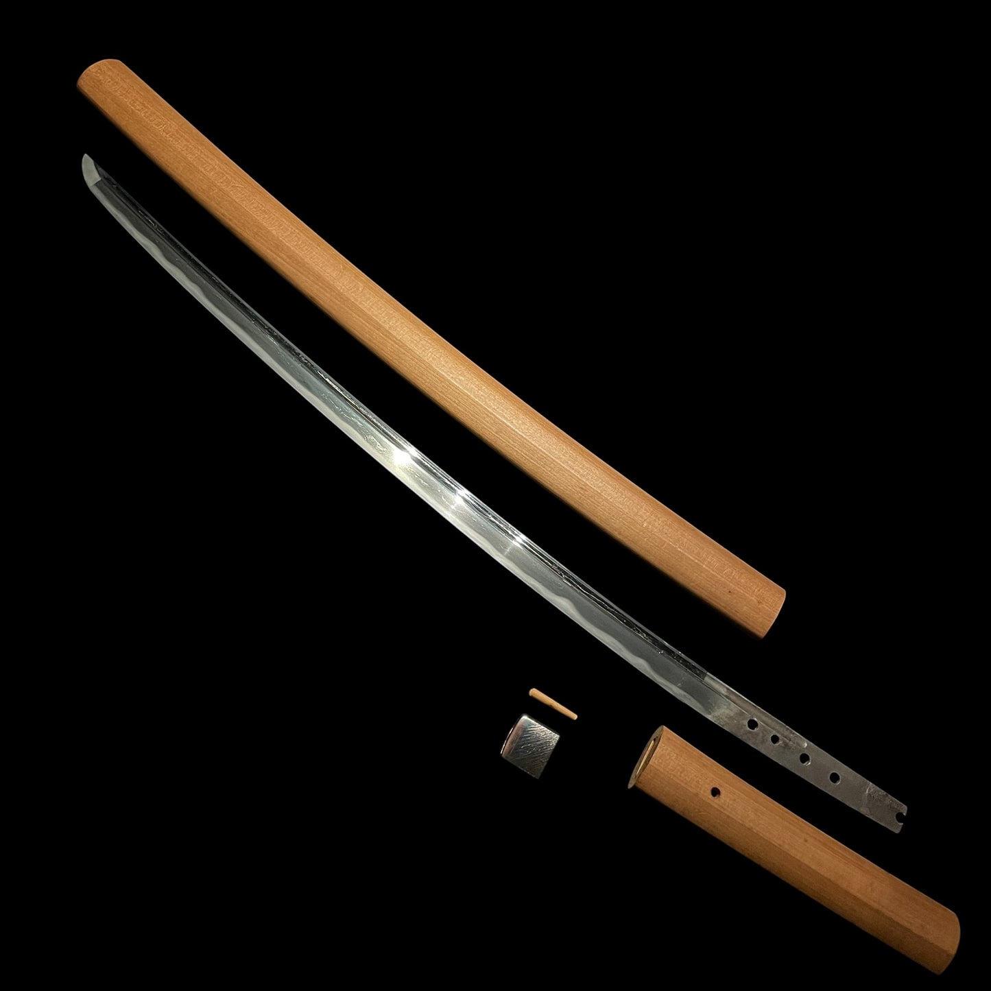 Bohi 棒樋 Wakizashi, Bishu 備州 signed, Suriage 磨上げ, Muromachi period