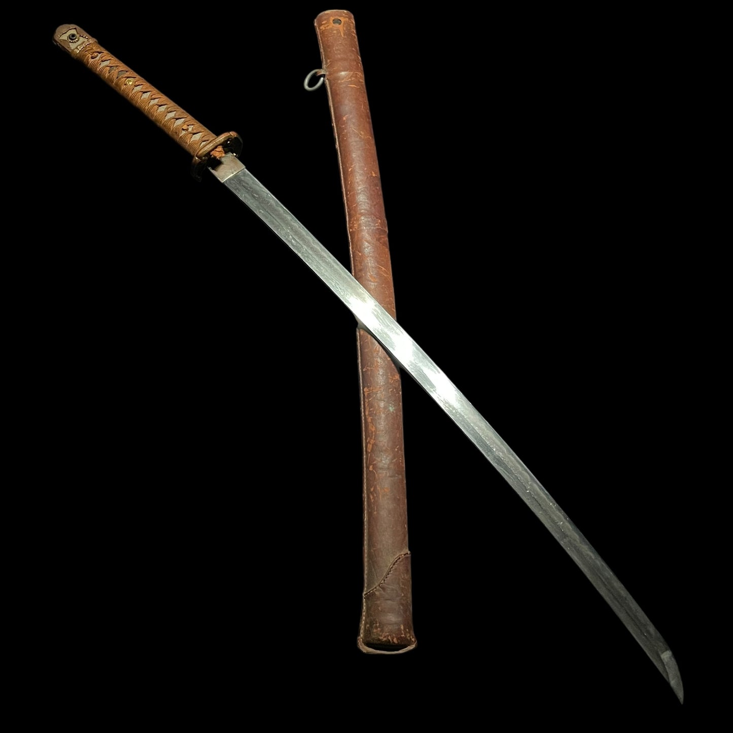 Ryakushiki-GUNTO 略式軍刀, Bishuju Mano Mitsuhiro 尾州住人真野光弘 signed, WW2 Original