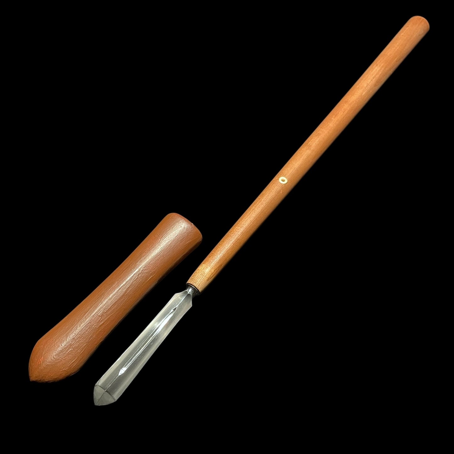 Ginnanho-Yari 銀杏穂槍, Tounshi Kanemitsu 騰雲子包光 signed, Late Edo period