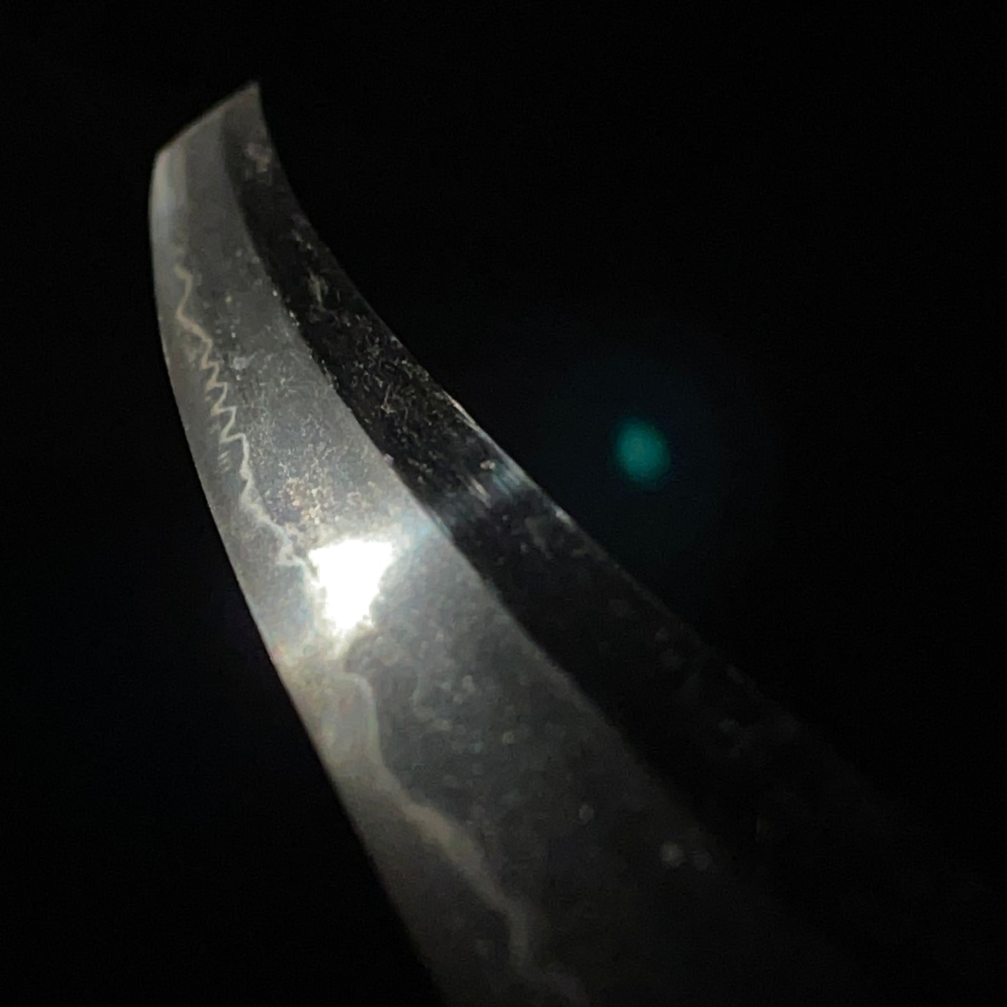Red KATANA 二ノ九 signed, Deer Menuki, Very Thick Blade, Edo period