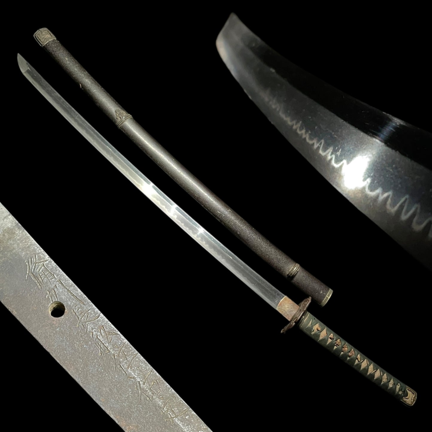 Handachi Koshirae 半太刀拵 Heavy KATANA, Bishuosafune Sukesada 備州長船祐定 signed