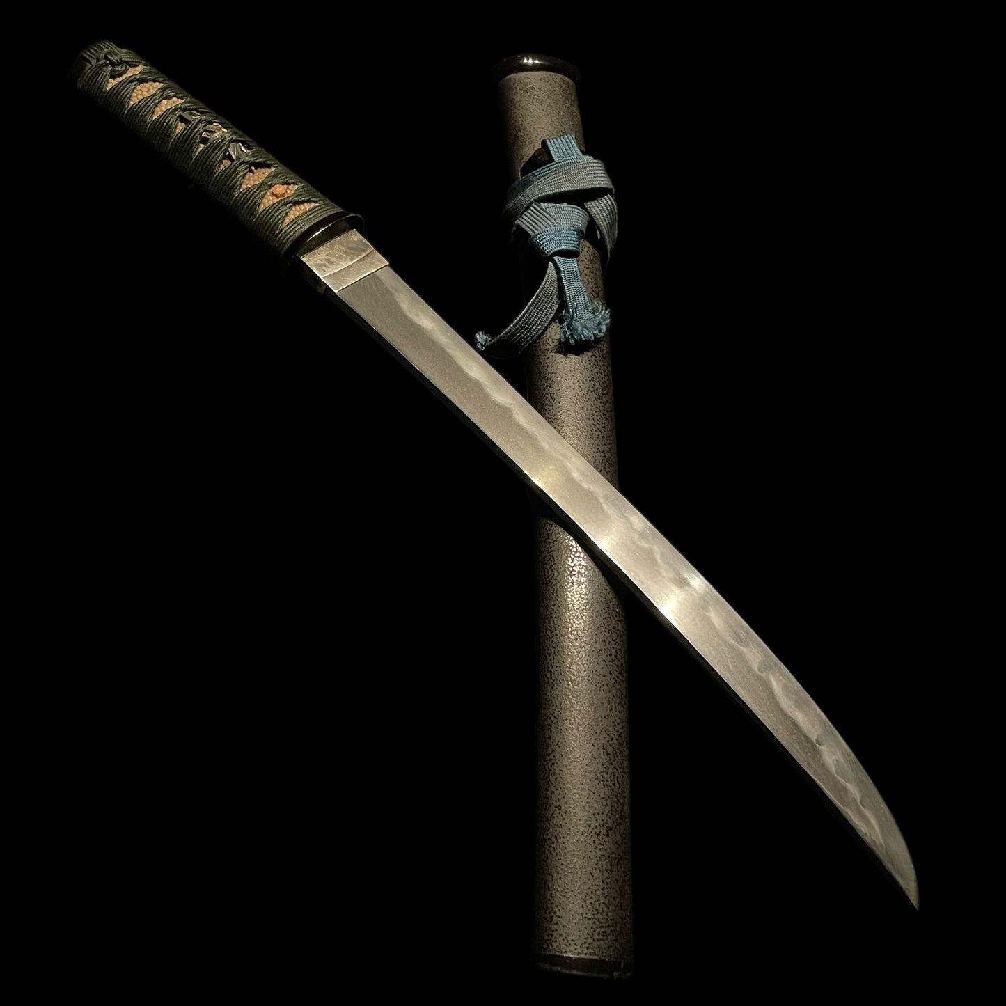 Aikuchi Koshirae 合口拵, Hirazukuri Sunnobi Tanto 寸延短刀, Edo period mumei