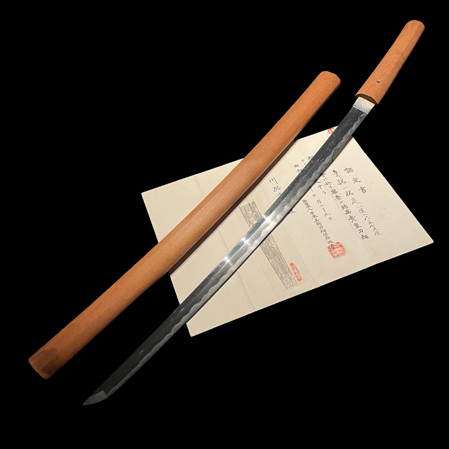 Sukesada 祐定 KATANA, Bizen School, KOTO Late Muromachi period, NBTHK Certificate