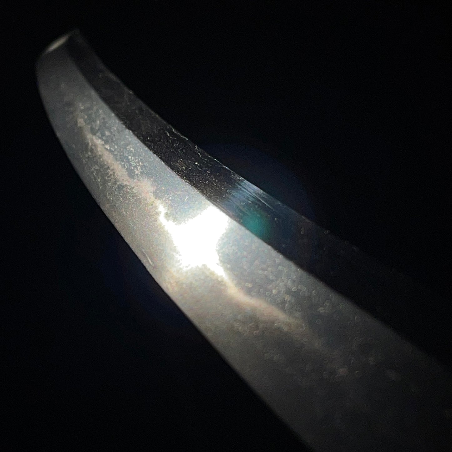 Shimosaka 下坂 Wakizashi, Mogarashi Soten 藻柄子宗典 signed Fuchikashira